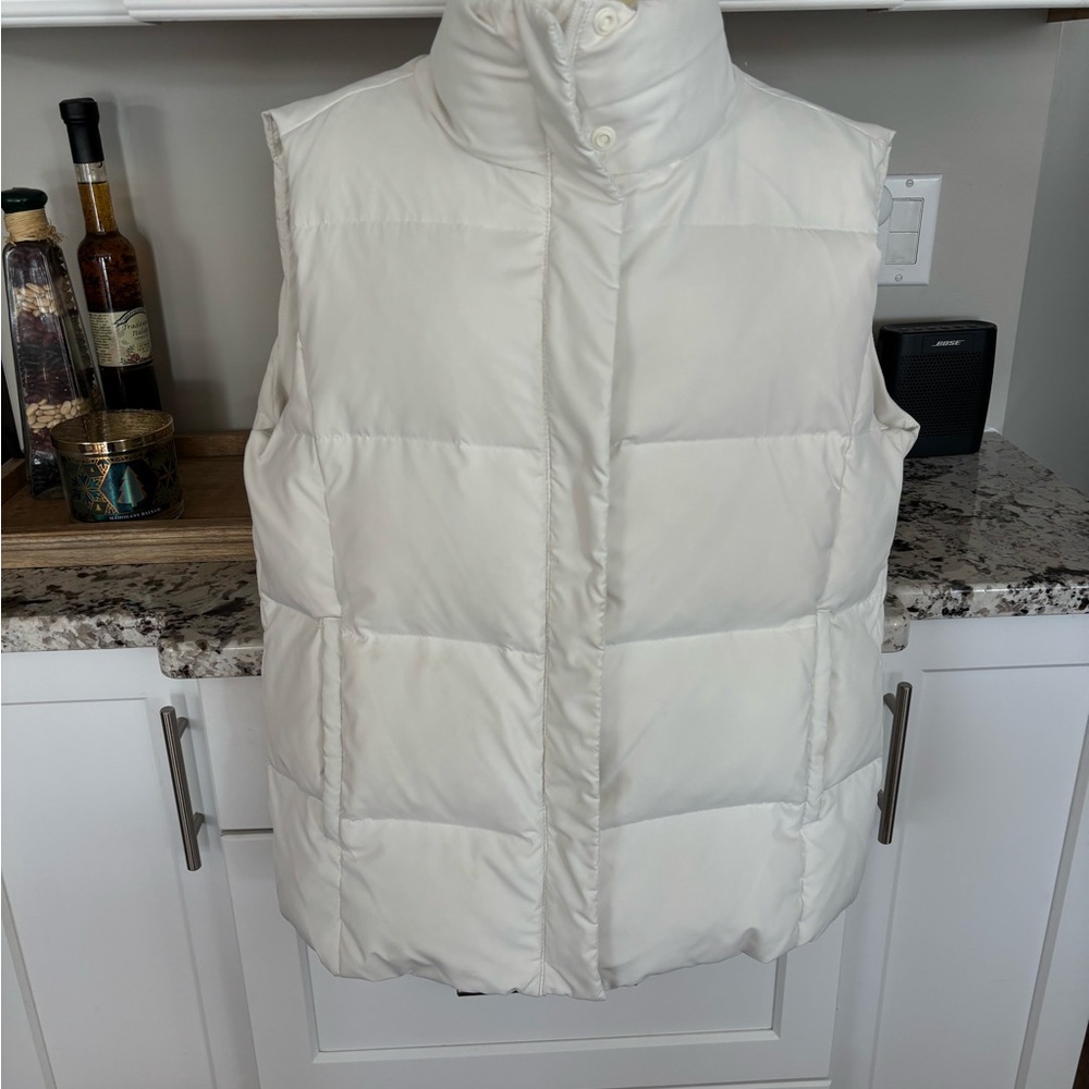 White Puffer Vest